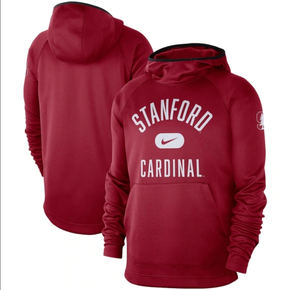 Stanford Cardinal Nike Basketball Spotlight Performance Raglan Pullover Hoodie L - Picture 3 of 4